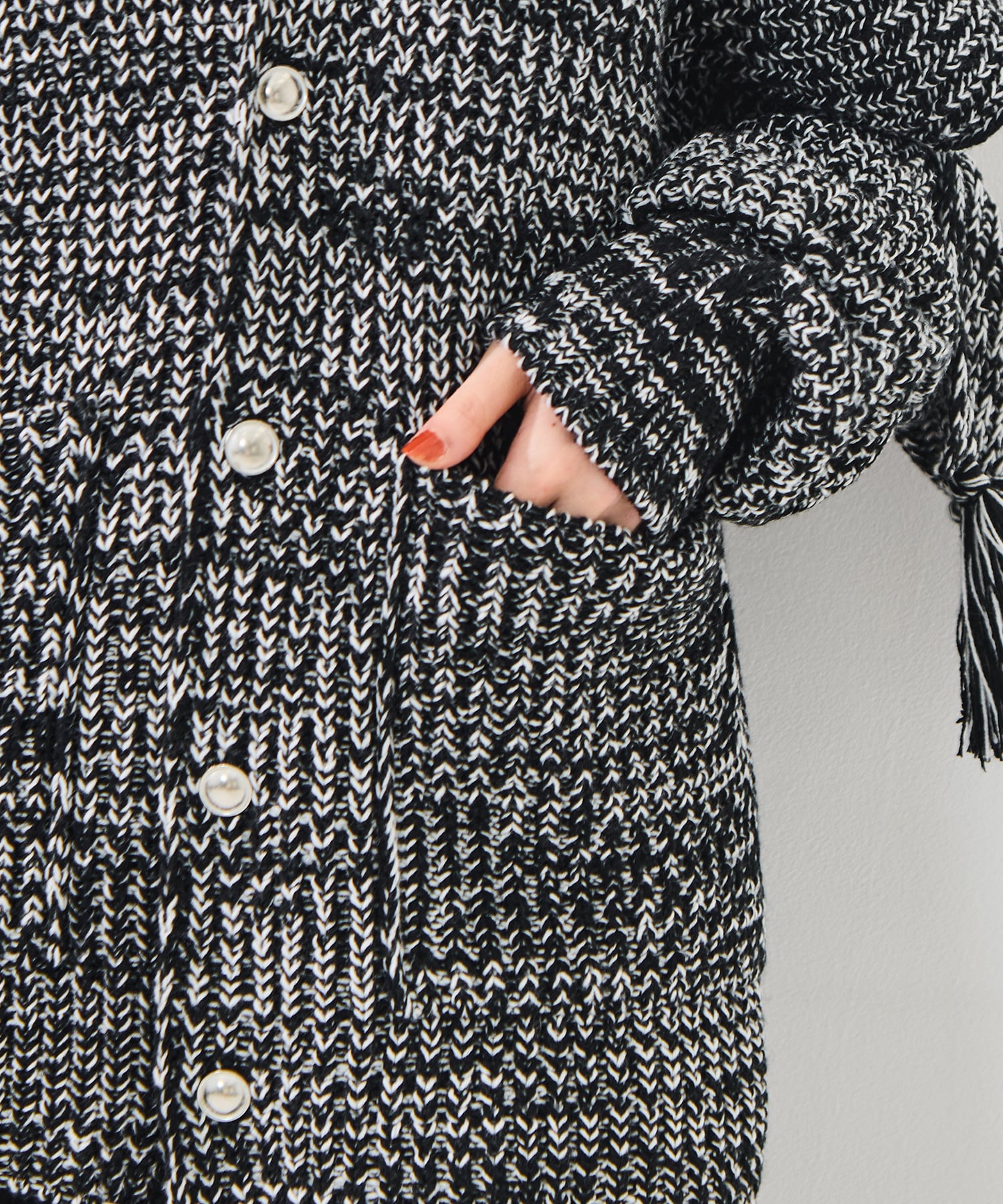 Fringe knit sulvam
