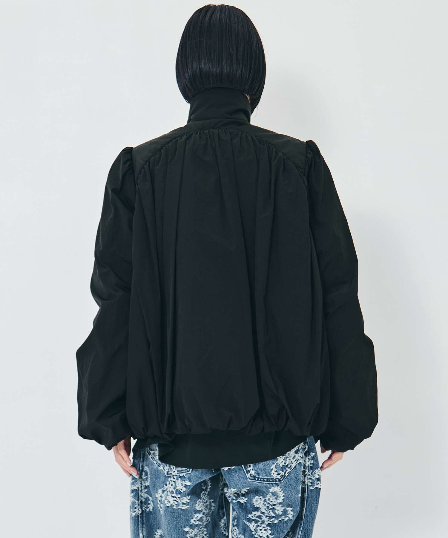 GATHERED PADDED BLOUSON FETICO