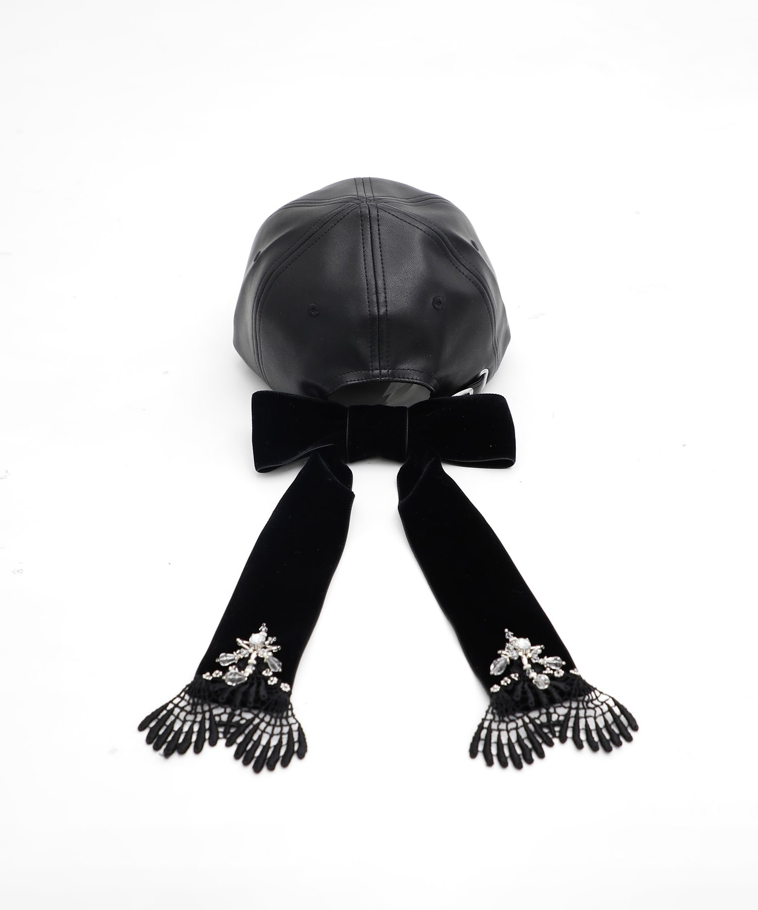 別注leather ribbon cap tanakadaisuke