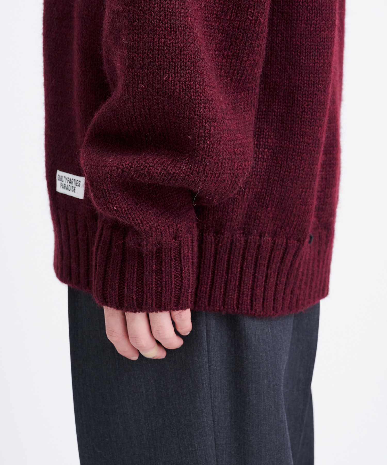 INTARSIA CREW NECK SWEATER WACKO MARIA