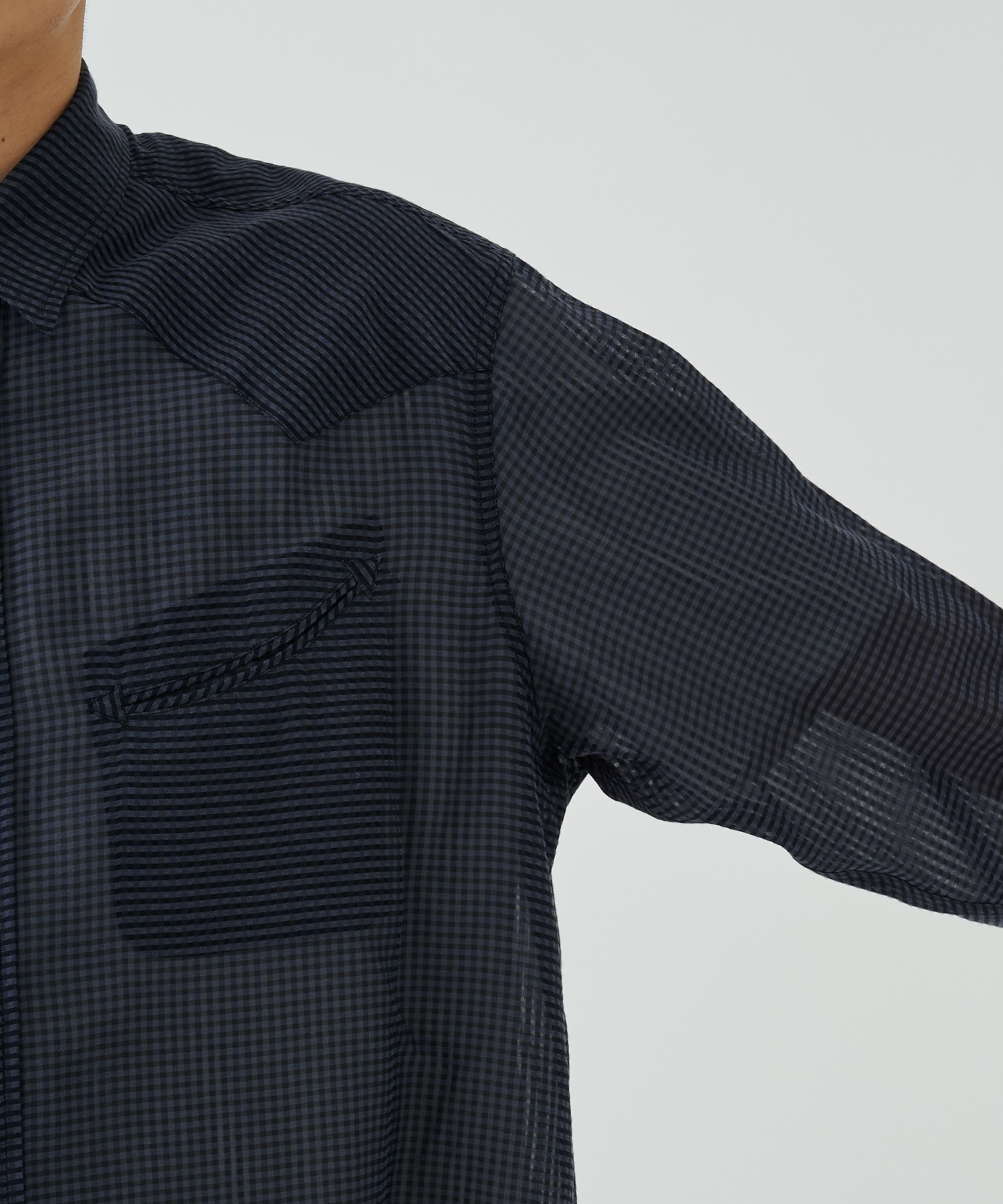 SHEER WESTERN SHIRTS SEVEN BY SEVEN