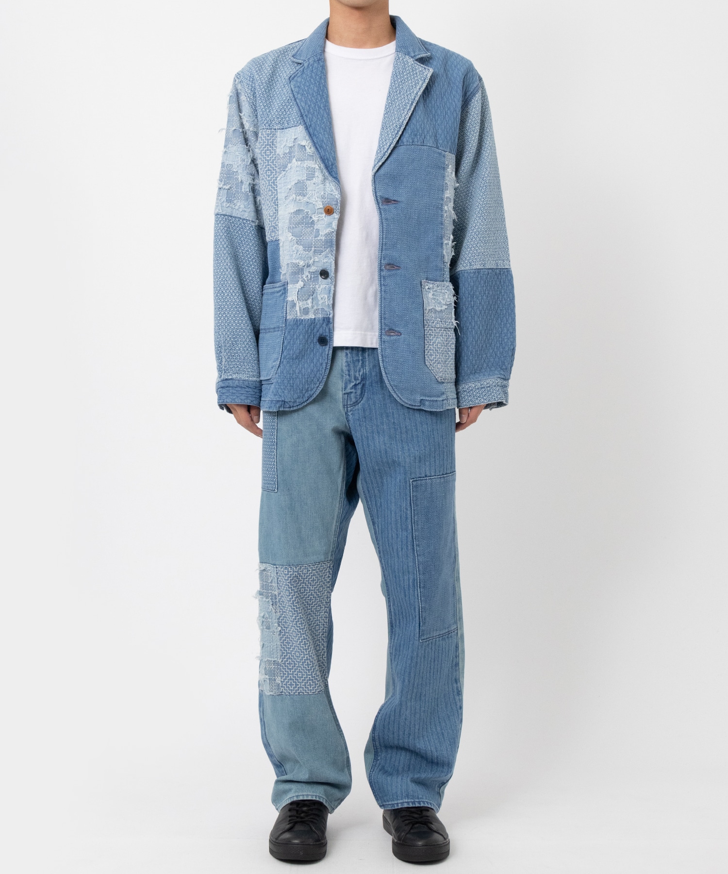 EX.PATCHWORK BORO DENIM FDMTL