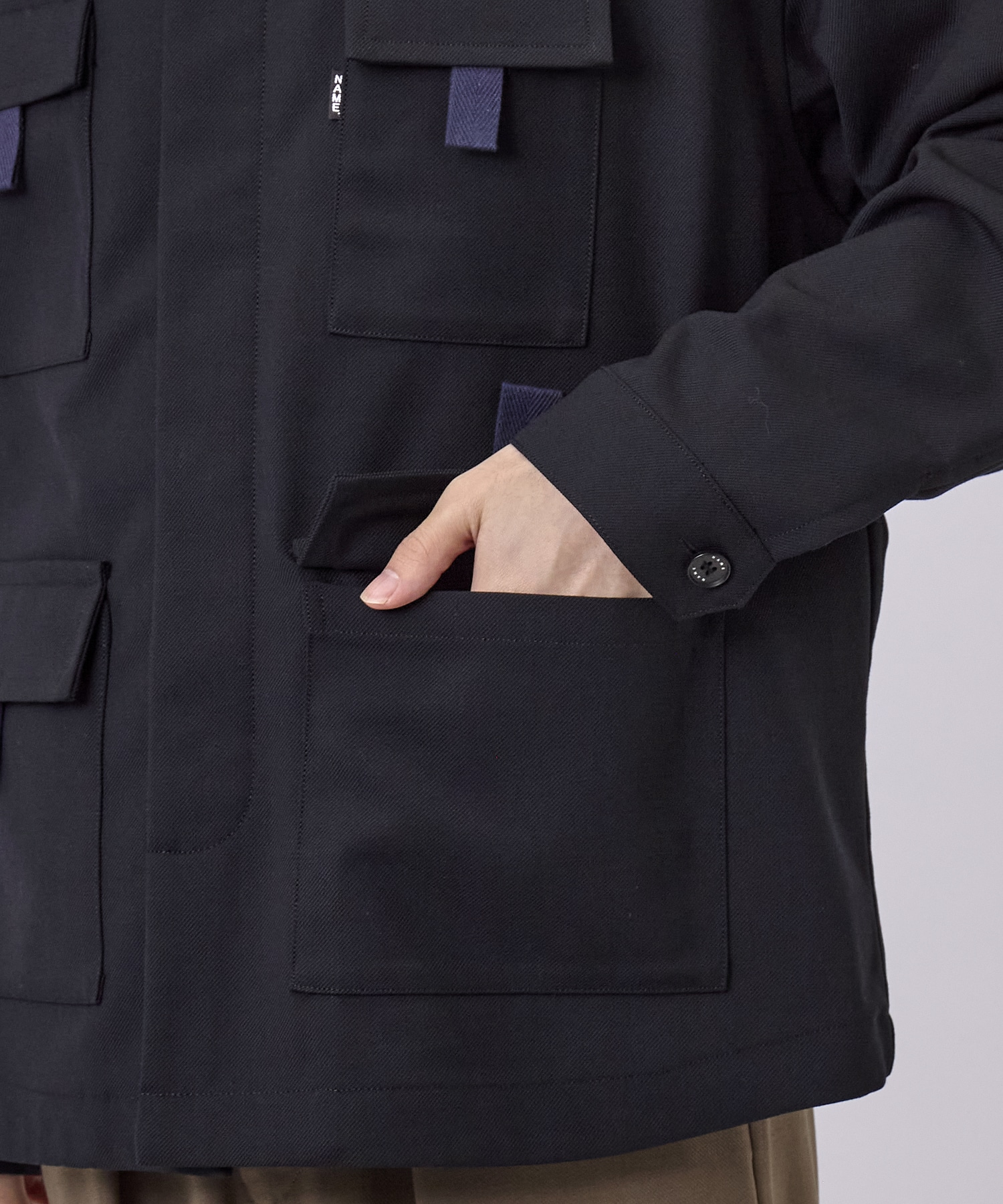 VINTAGE WOOL BDU SHIRT JACKET Name.