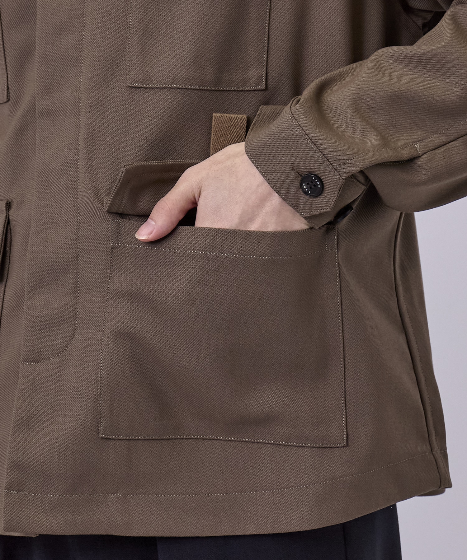 VINTAGE WOOL BDU SHIRT JACKET Name.