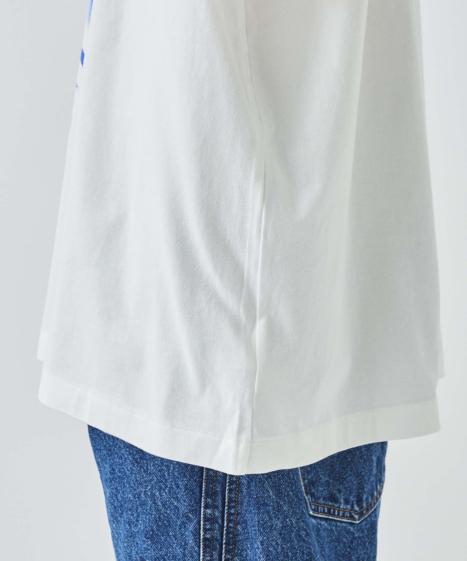 Sunburst Print Tee WIDE blurhms