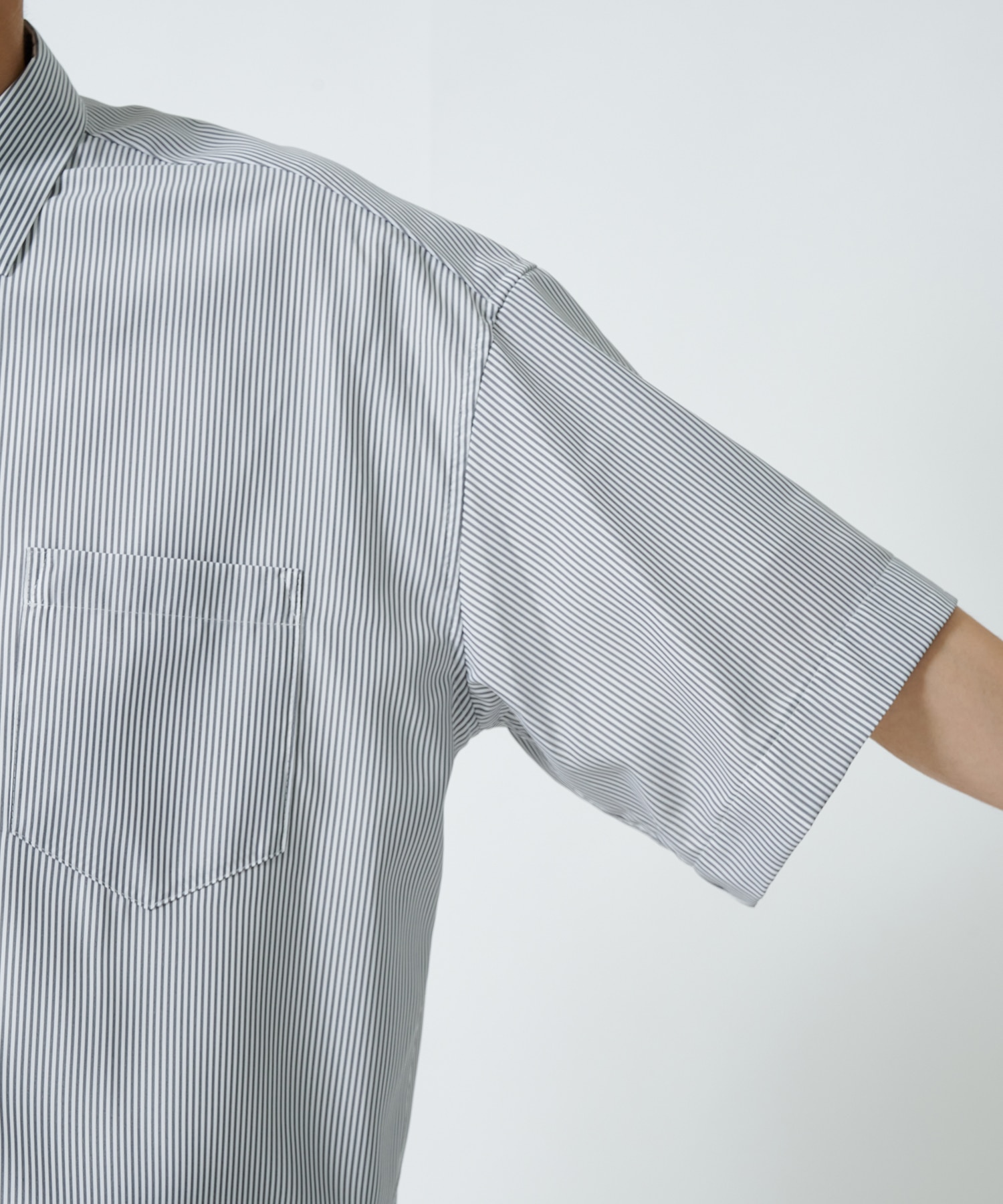 〈別注〉オーバーサイズ STRIPE SHIRTS NOISEMARKER