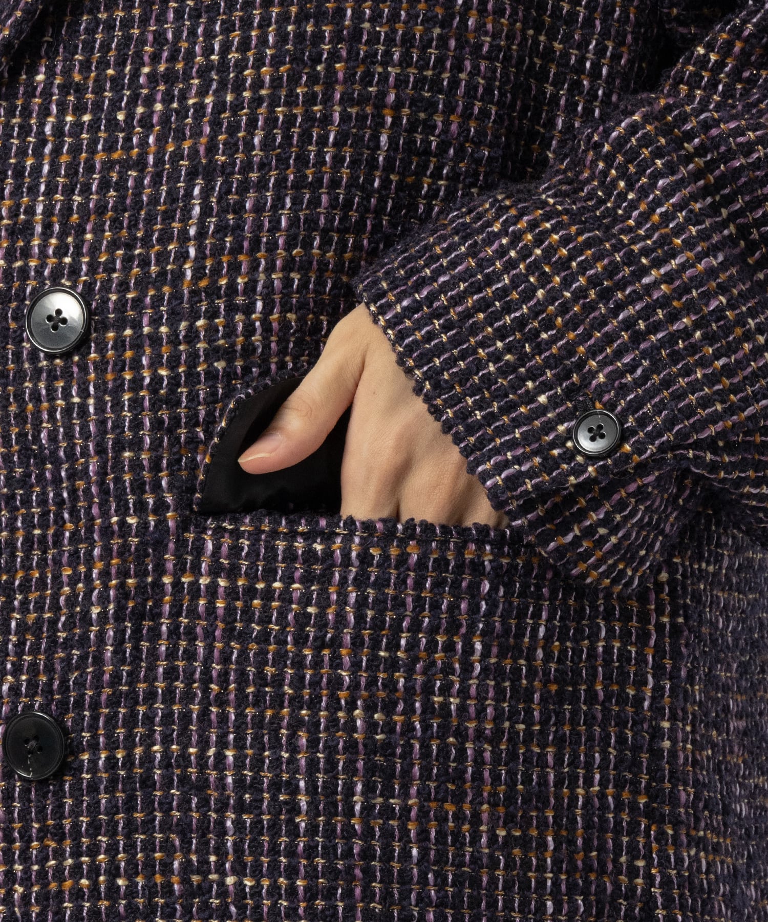 LOOP TWEED EXTREME OVER COAT JUHA