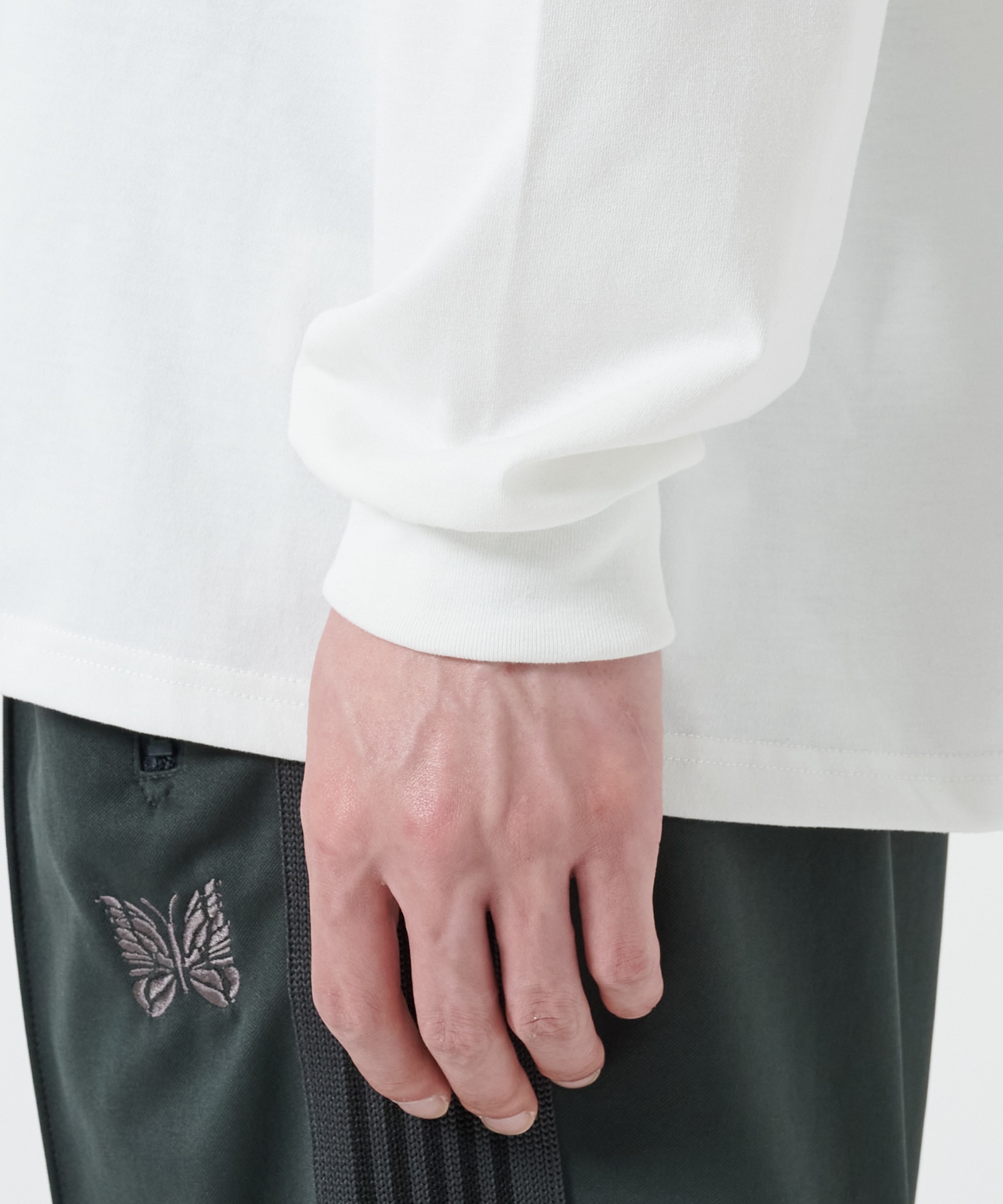 L/S Crew Neck Tee - Poly Jersey NEEDLES