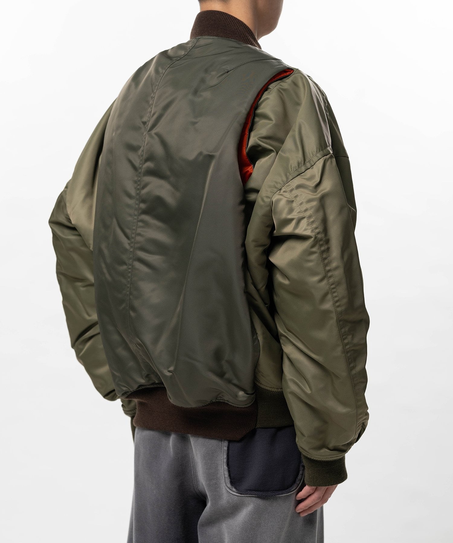 BACK VEST BOMBER JACKET Maison MIHARA YASUHIRO
