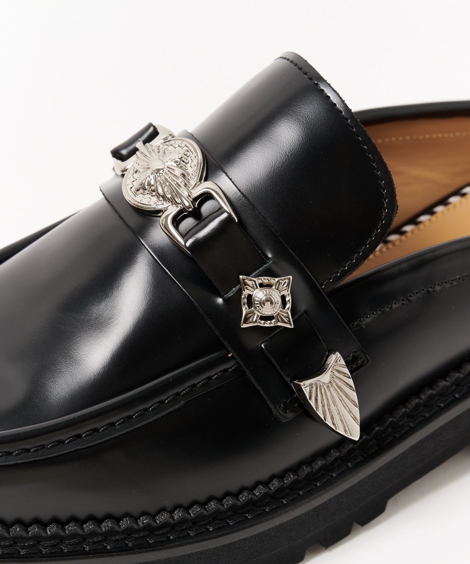 BLACK POLID SHOES TOGA VIRILIS