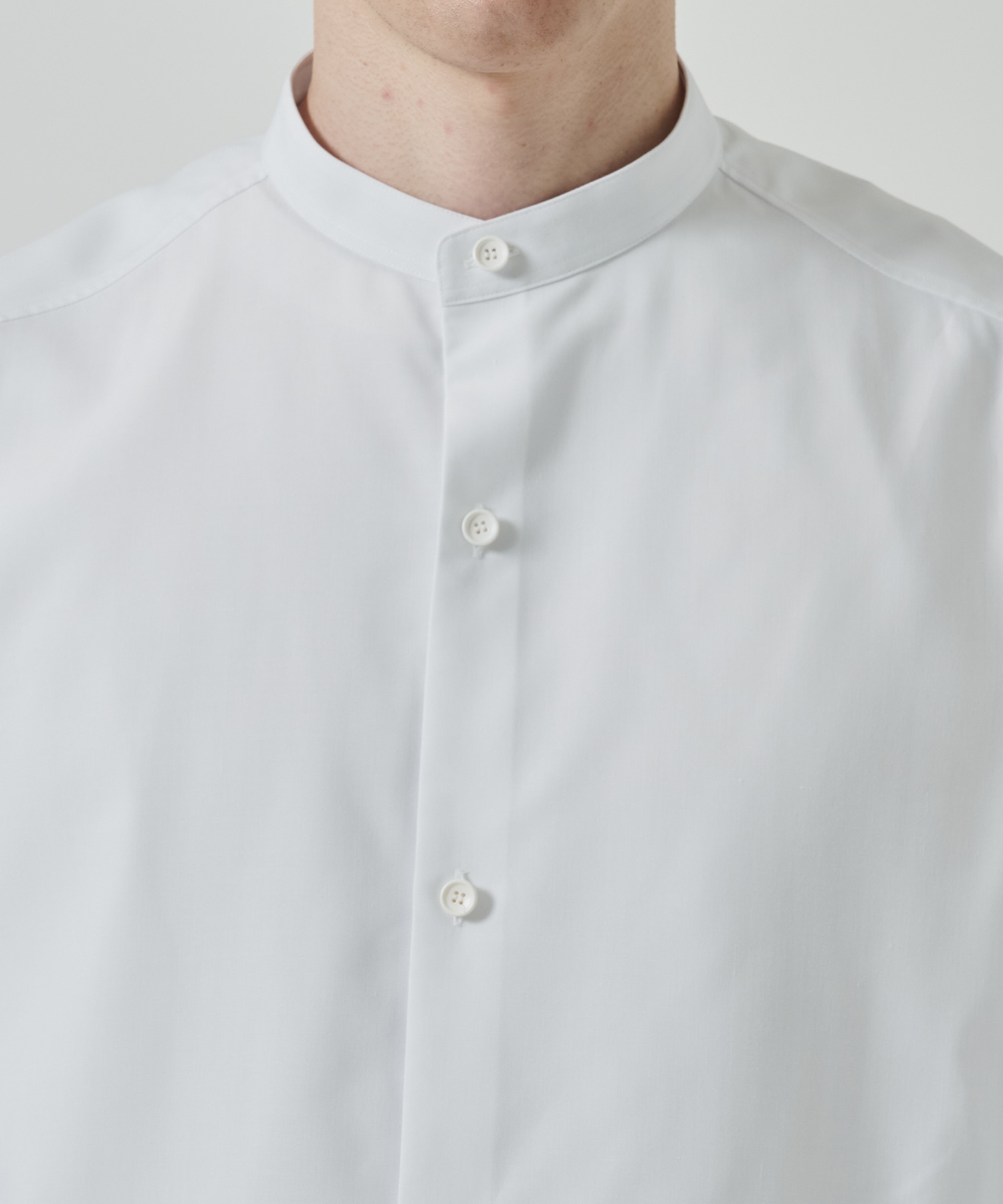 RERACS BAND COLLAR SHIRT THE RERACS