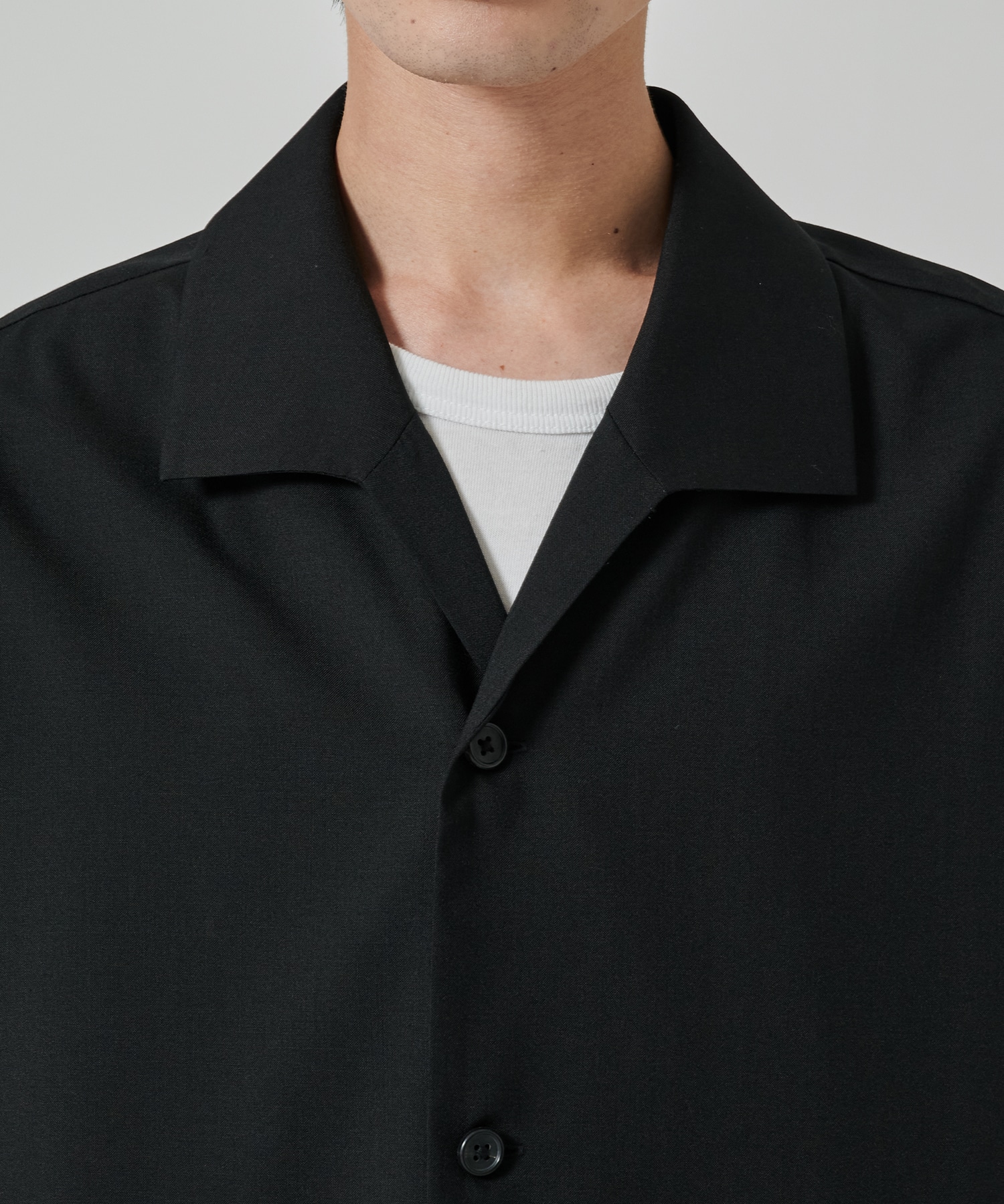 【涼しいウール】COOL WOOL S/S SHIRTS STUDIOUS