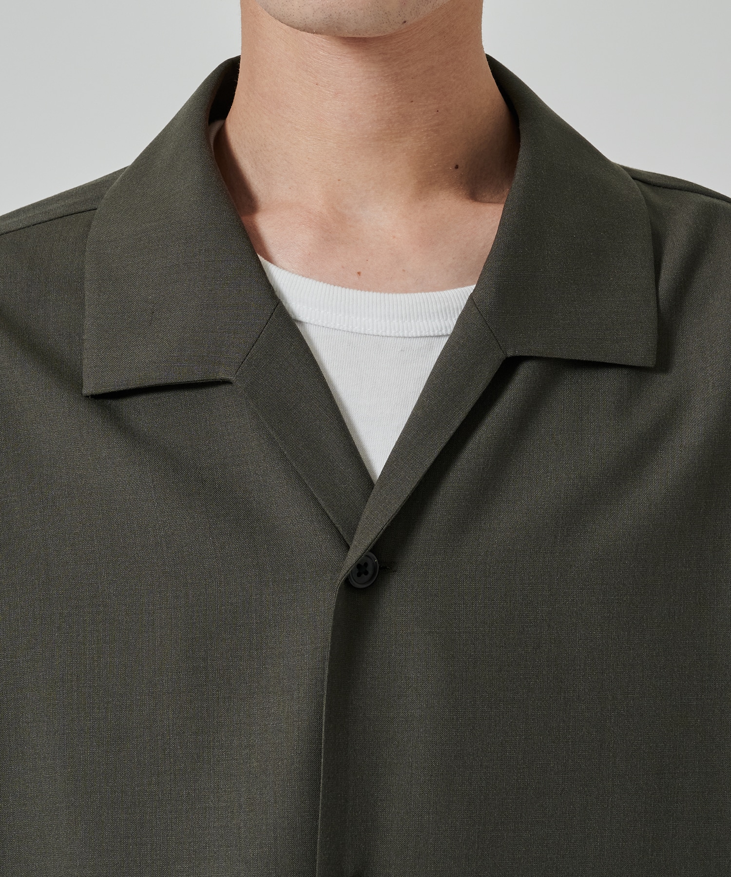 【涼しいウール】COOL WOOL S/S SHIRTS STUDIOUS