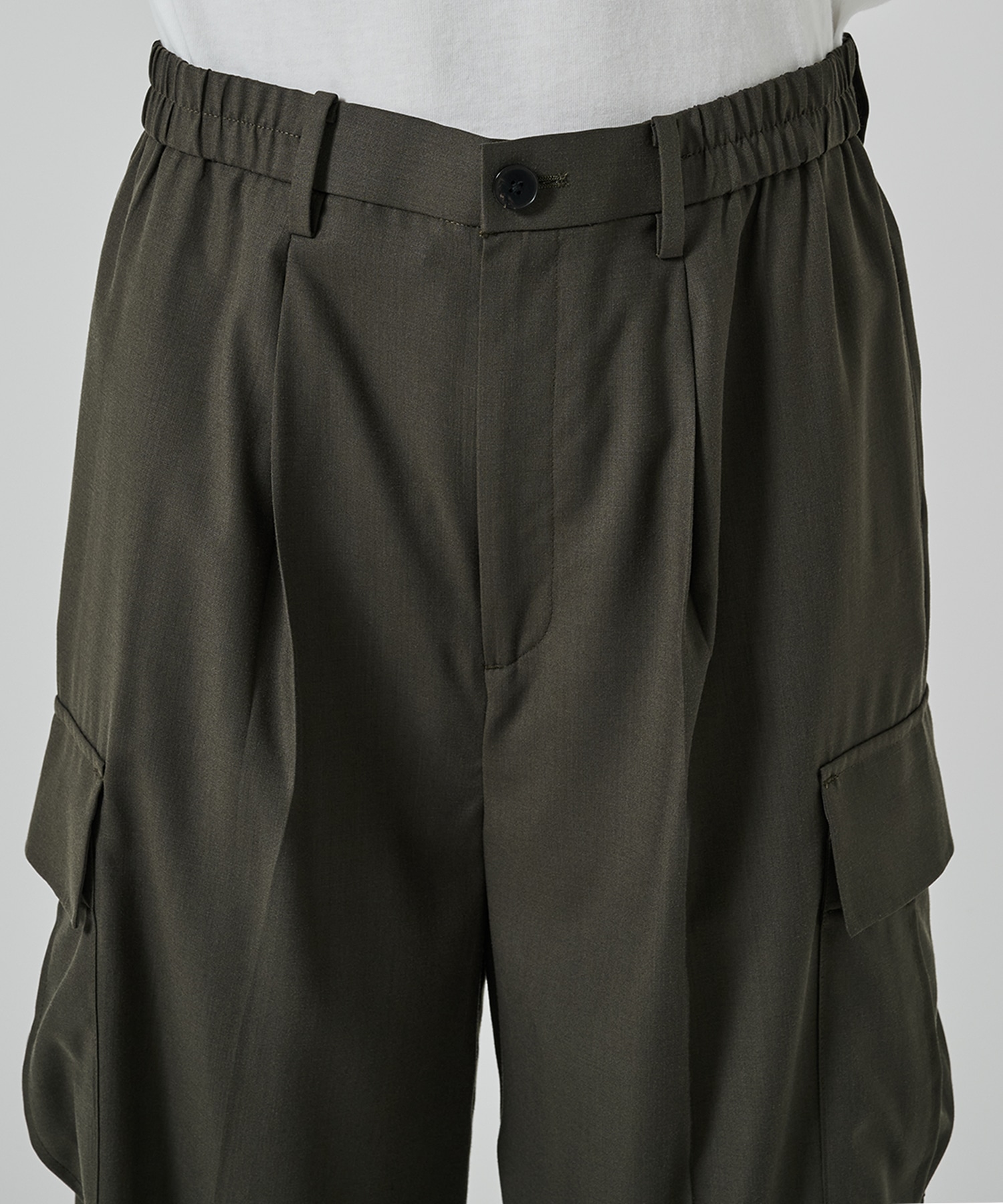 【涼しいウール】COOL WOOL CARGO PANTS STUDIOUS