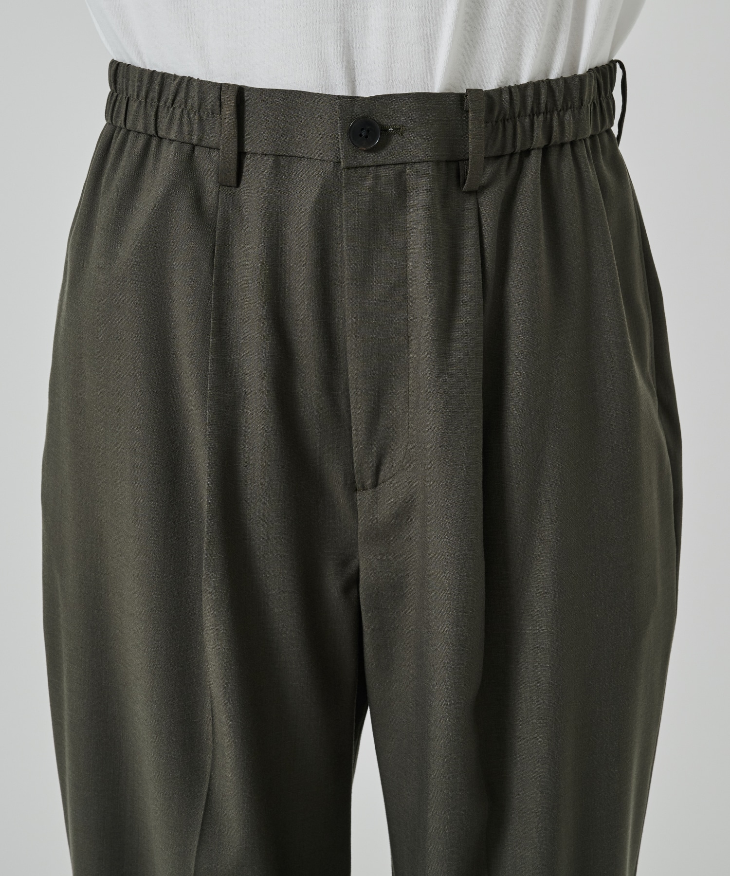 【涼しいウール】COOL WOOL WIDE SLACKS STUDIOUS