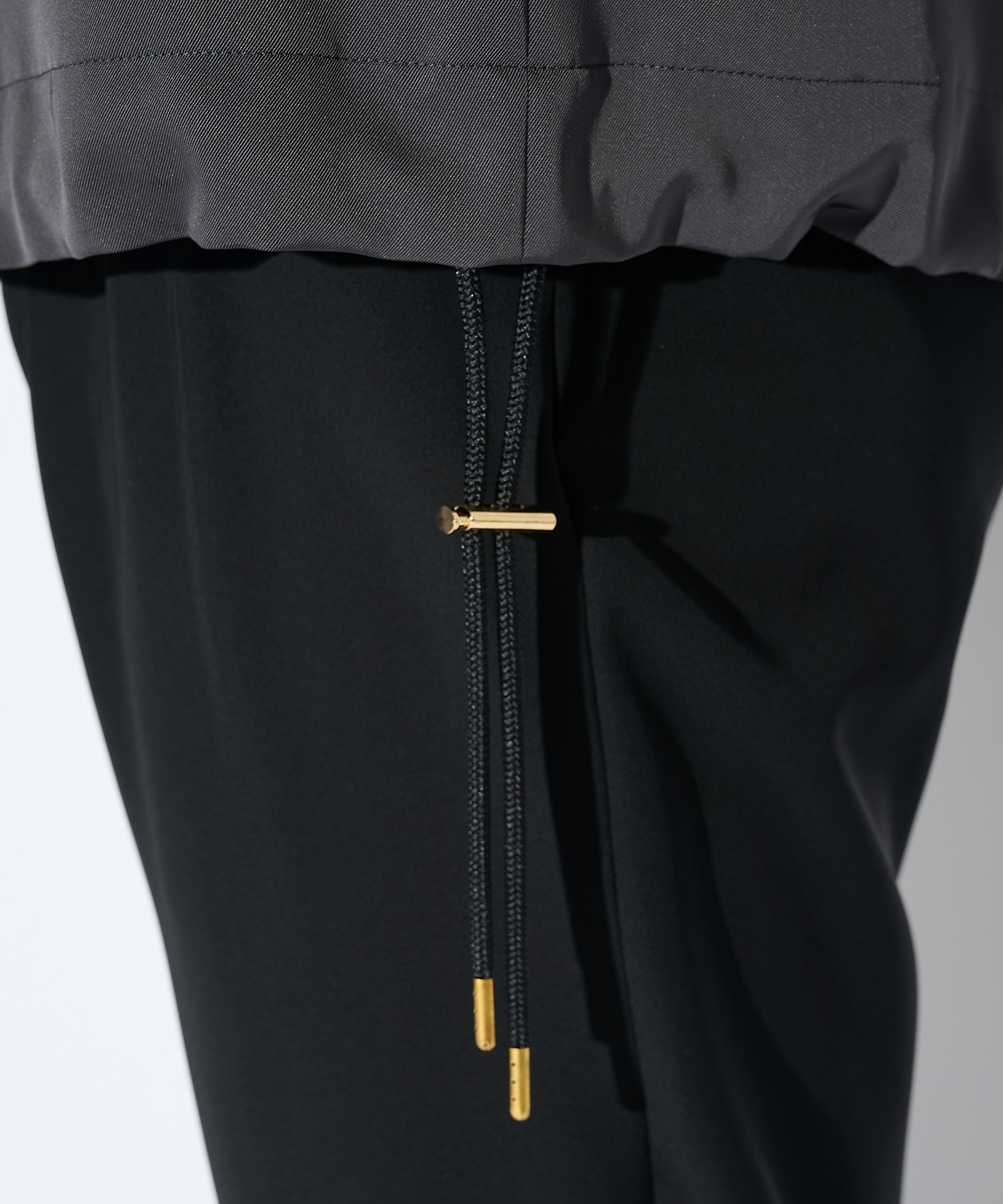 Dry Stretch Twill Drawstring Open Coller Short Sleeve Jaket CULLNI