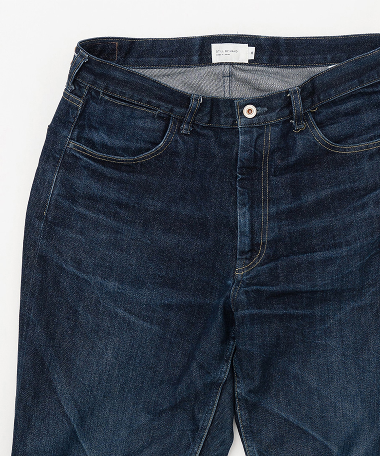 5 pocket denim pants STILL BY HAND