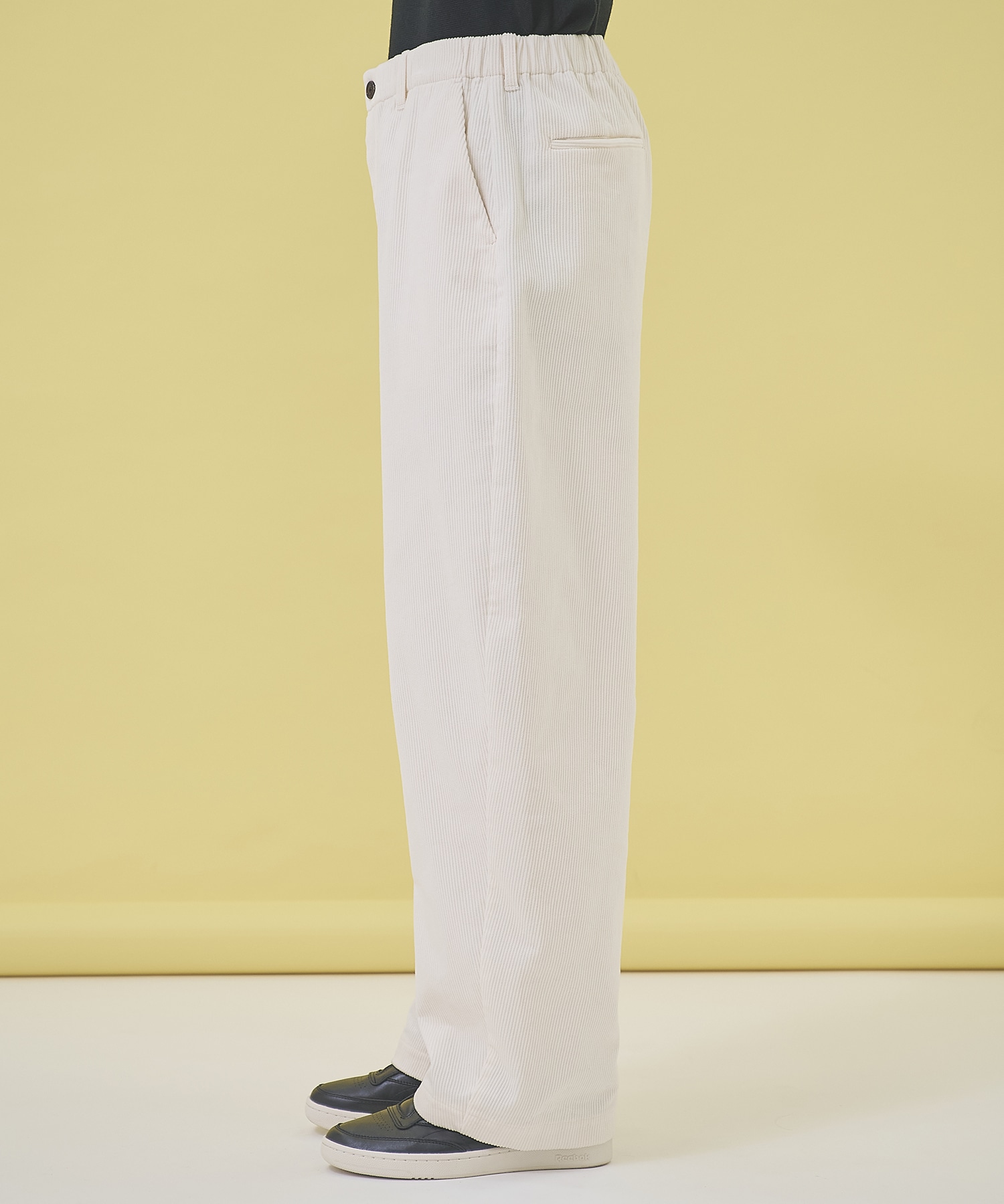 CORDUROY WIDE PANTS STUDIOUS