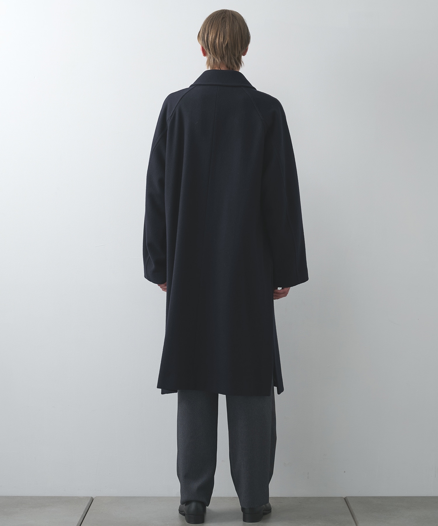 別注 Soutien Collar Tie Locken coat CULLNI