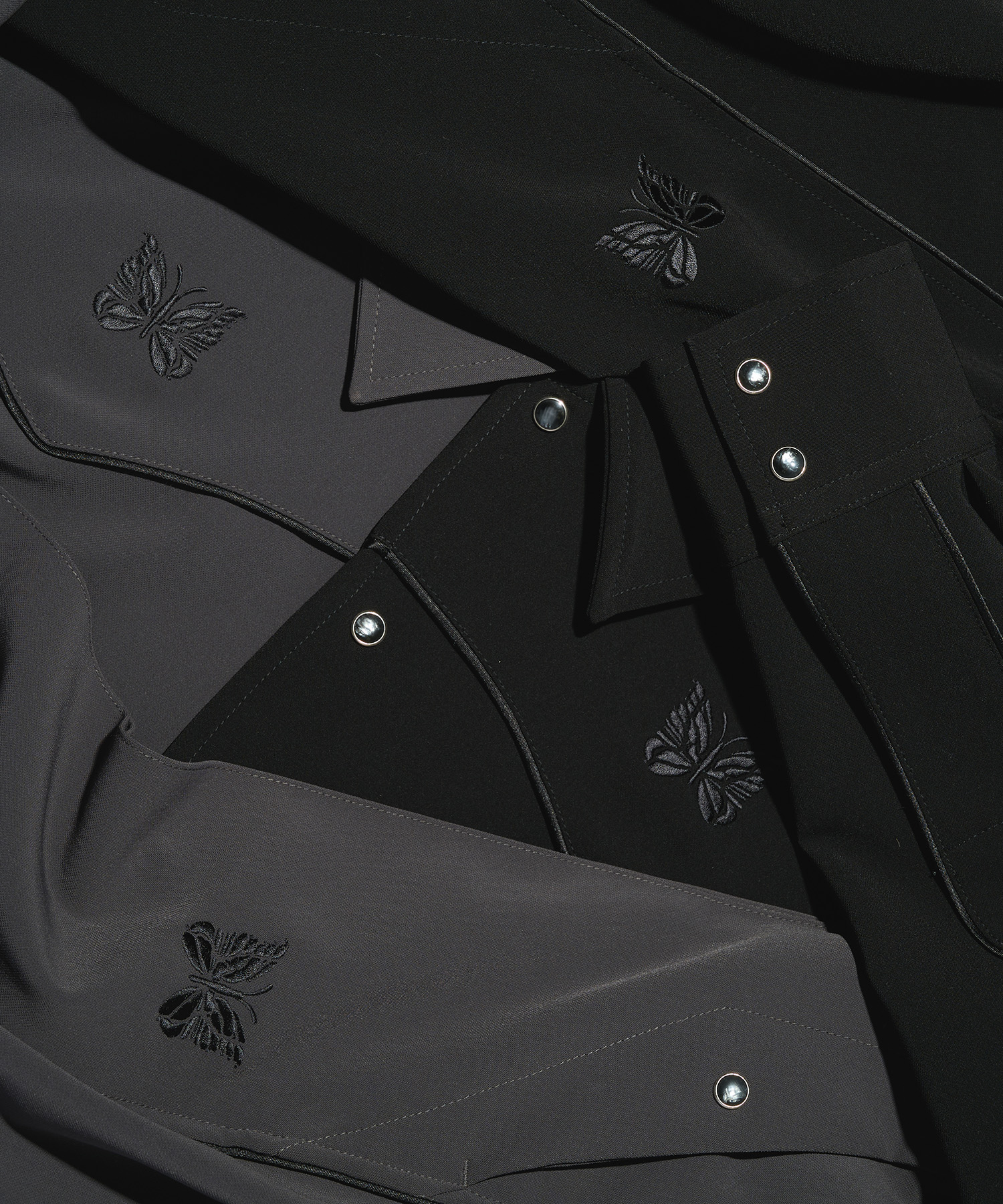 別注 Piping Cowboy Pant - PE/PU Double Cloth NEEDLES