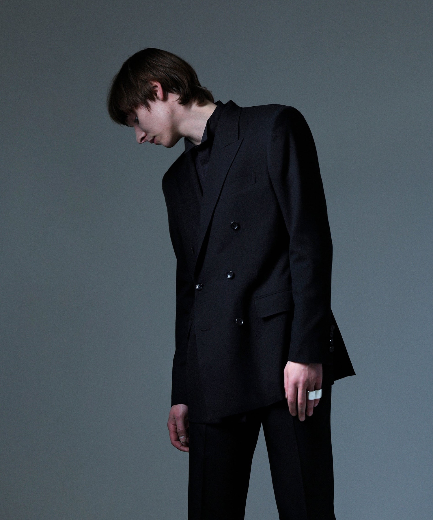 WOOL DOUBLE BREASTED JACKET JOHN LAWRENCE SULLIVAN