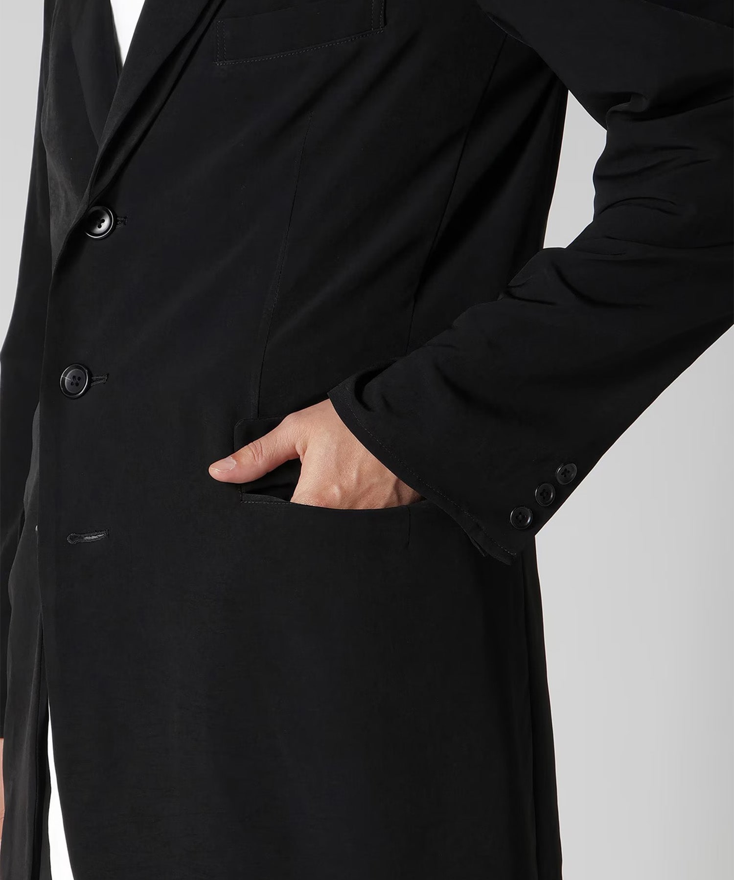 シルク二重ラペルJ Yohji Yamamoto