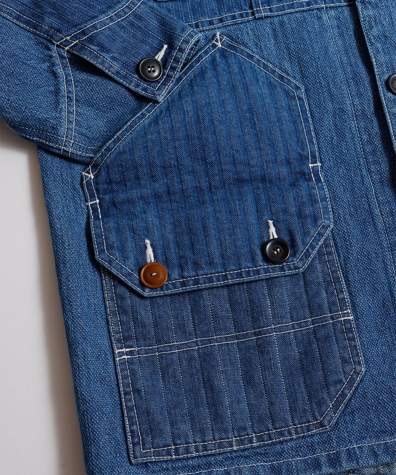PACHWORK COVERALL JACKET 3YR WASH FDMTL