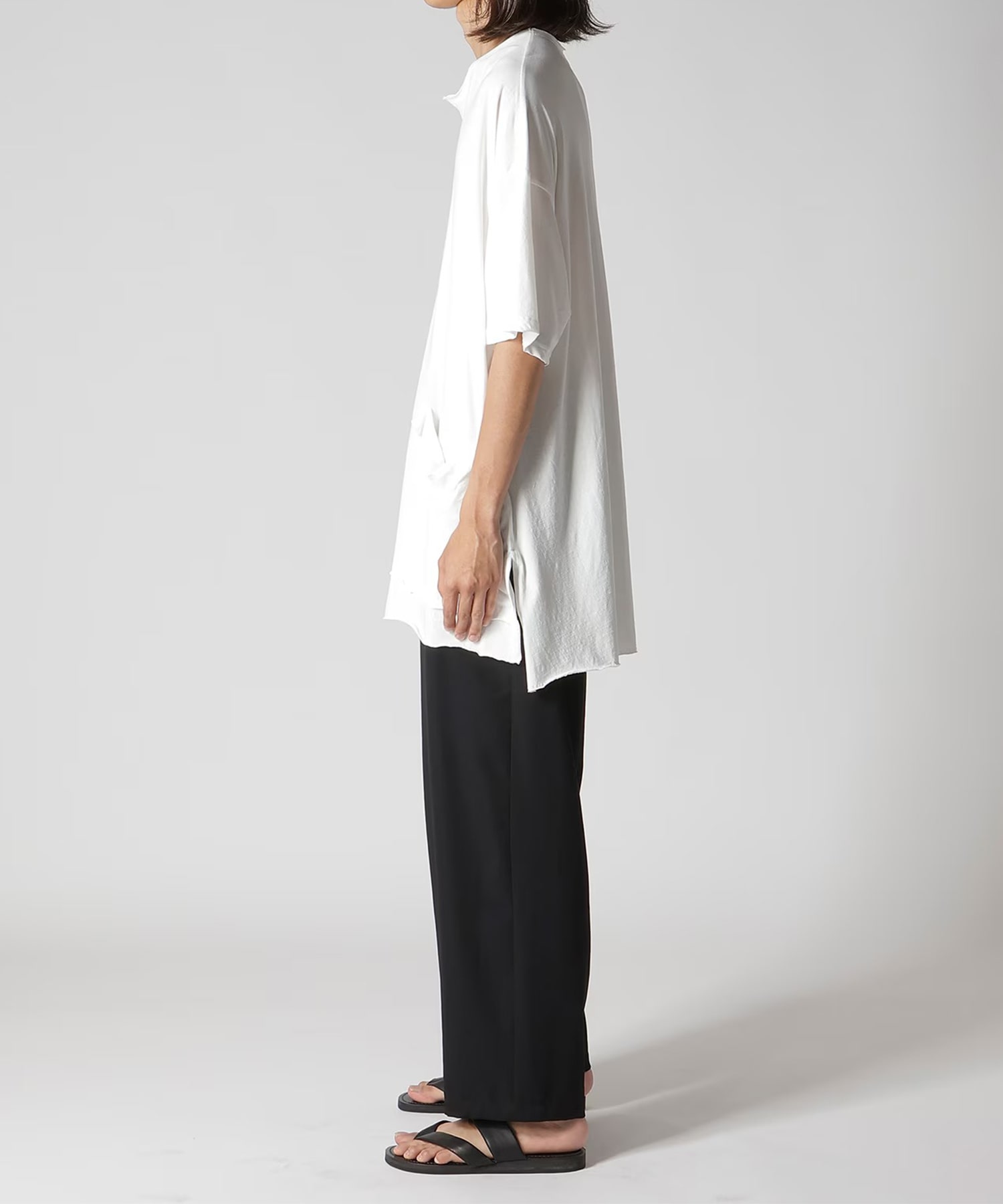 HK-T10-080 POCKET S/S TEE B Yohji Yamamoto