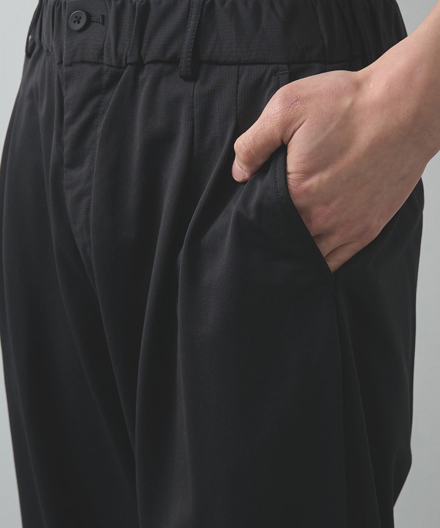 36G Nylon Tuck Easy Pants KANEMASA PHIL.