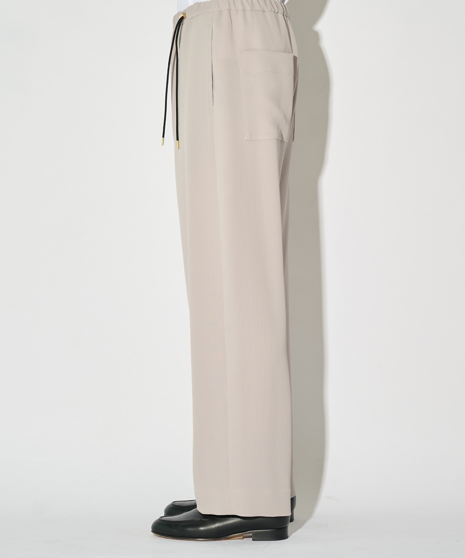 別注 Cord pique Drawstring Relaxed Pants CULLNI