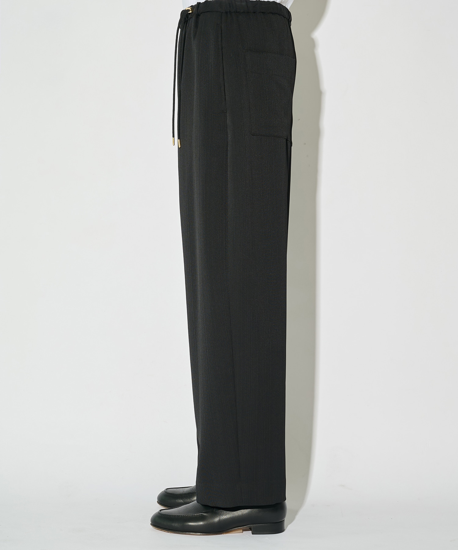 別注 Cord pique Drawstring Relaxed Pants CULLNI
