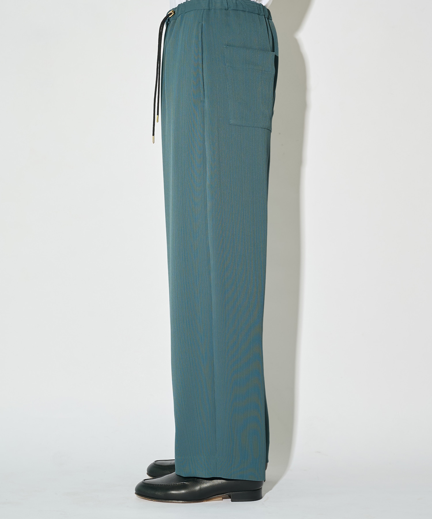 別注 Cord pique Drawstring Relaxed Pants CULLNI