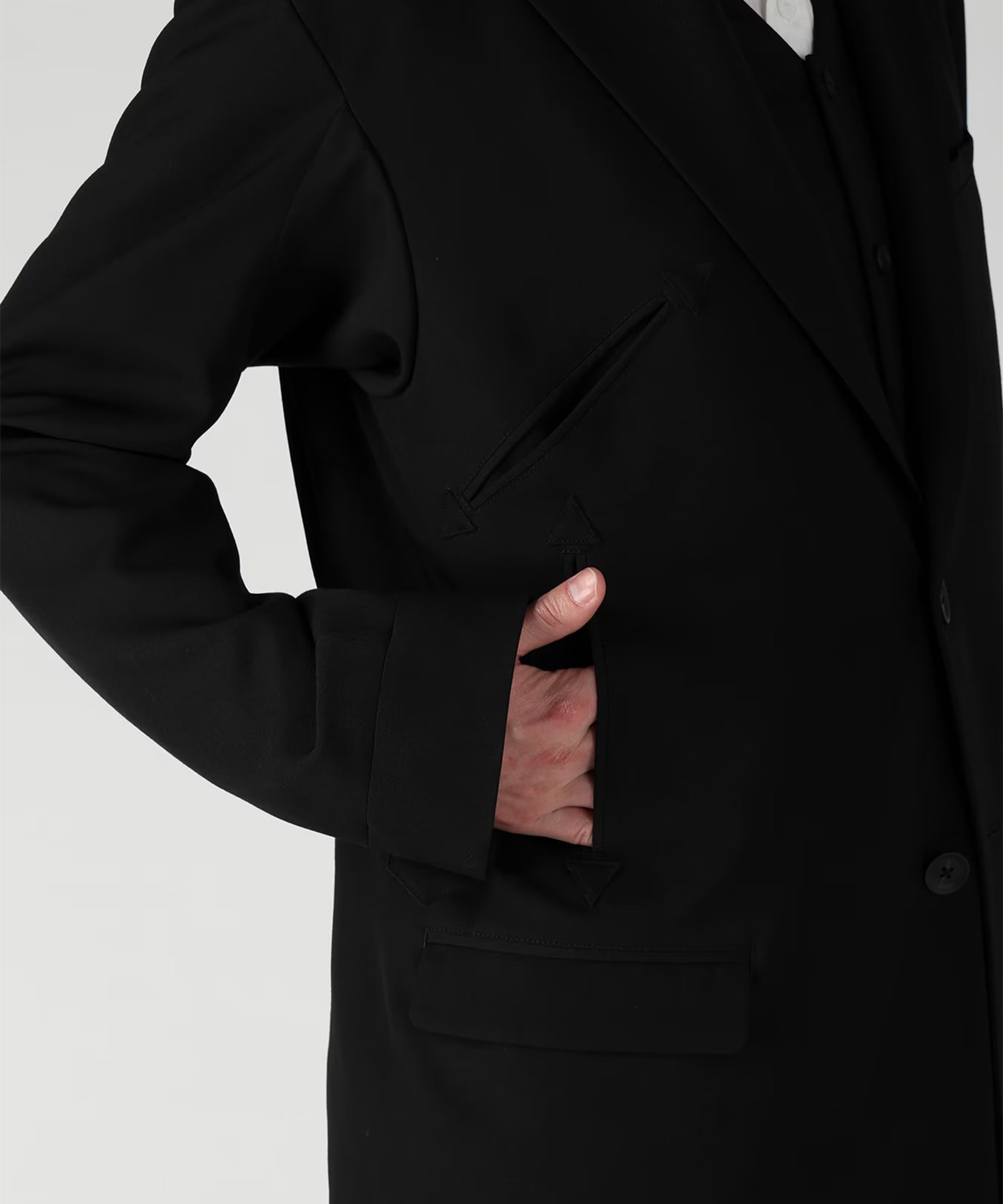NOTCH GABARDINE JACKET Yohji Yamamoto