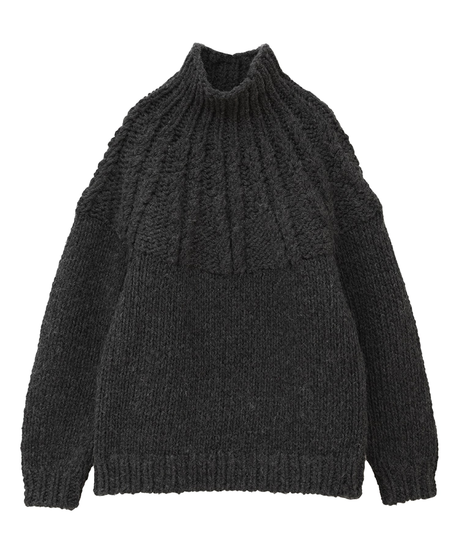 CHUNKY CABLE HAND KNIT TOPS CLANE