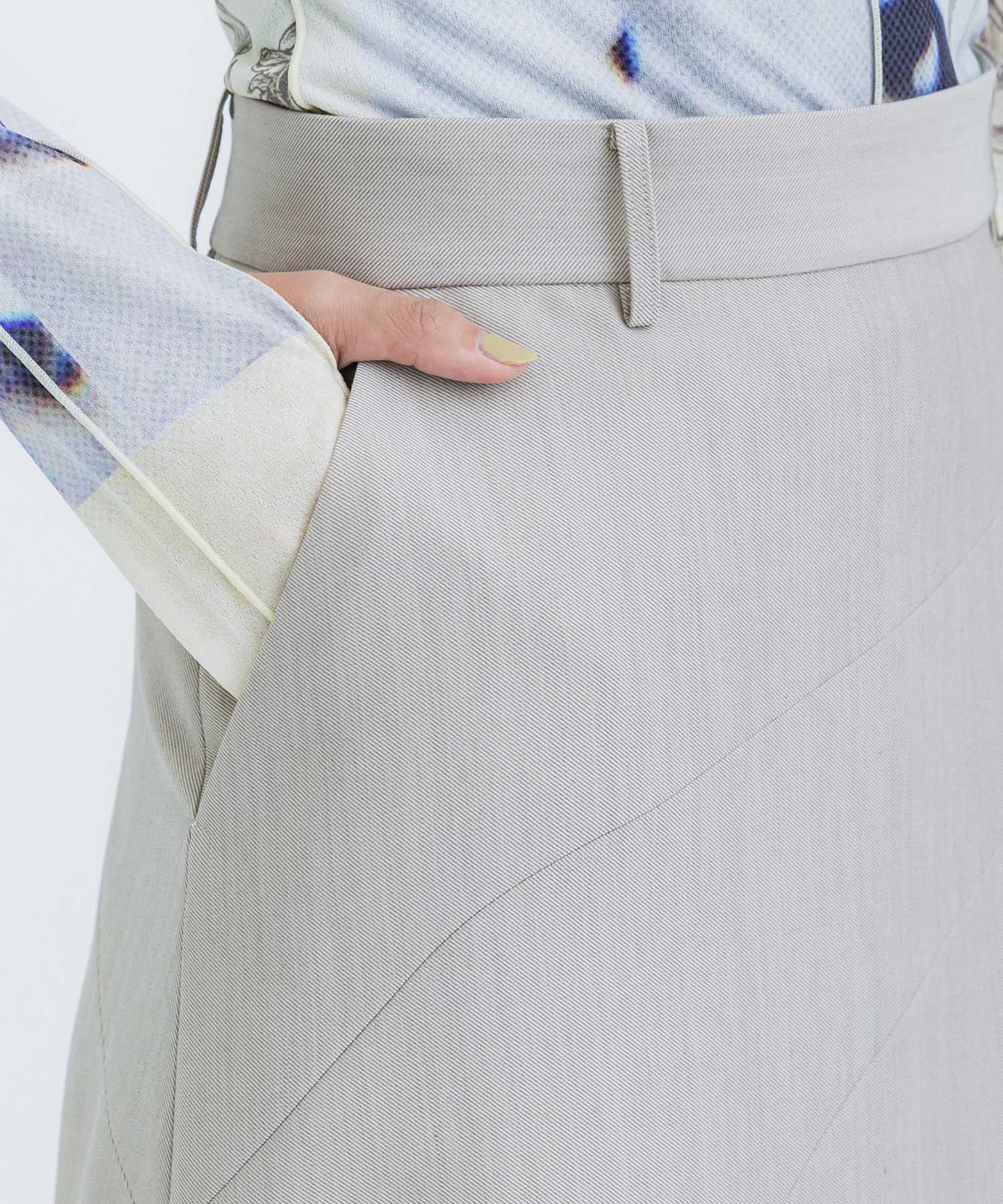 Wave Slashed Skirt STUDIOUS