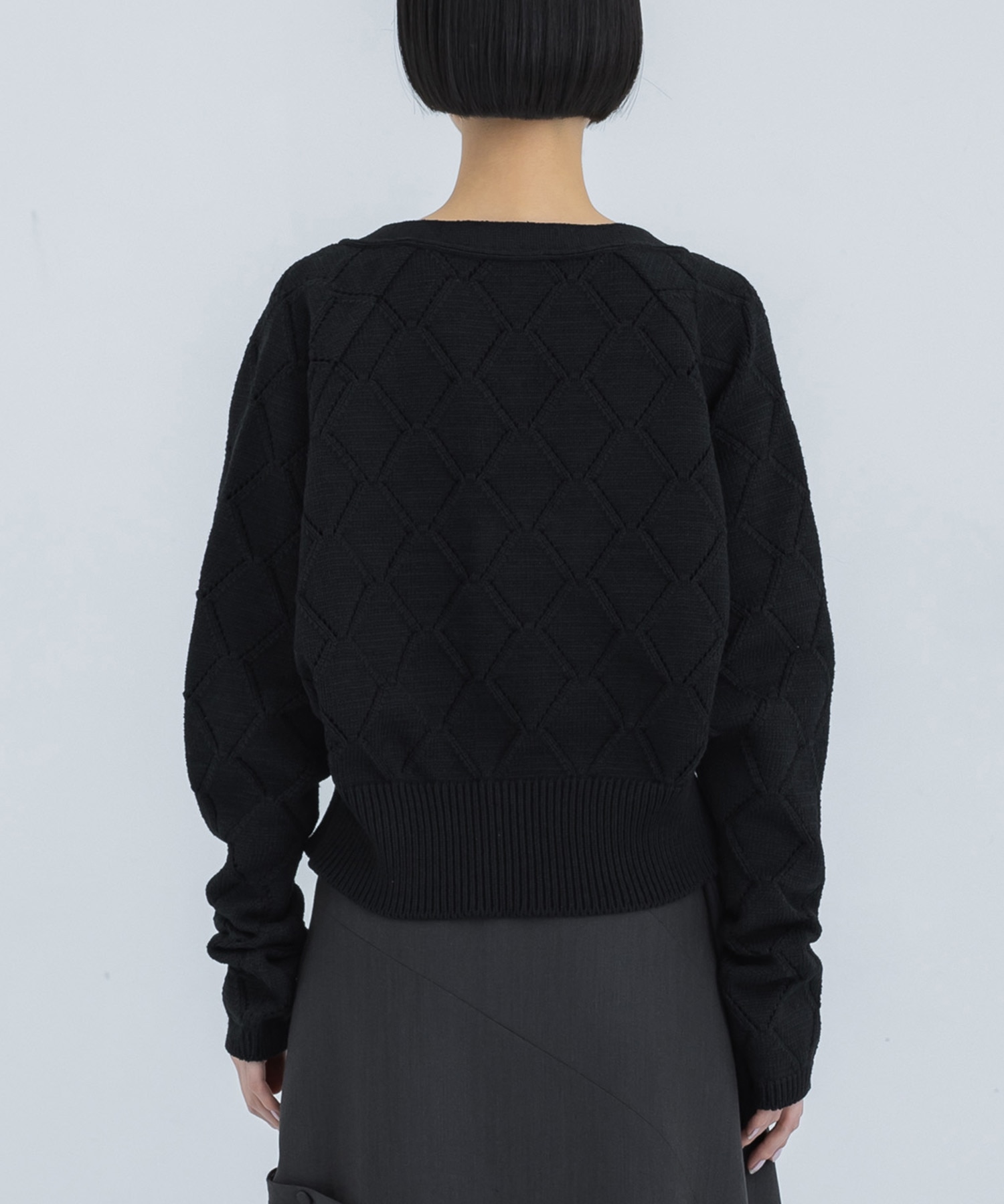 Diamond Knit Cardigan STUDIOUS