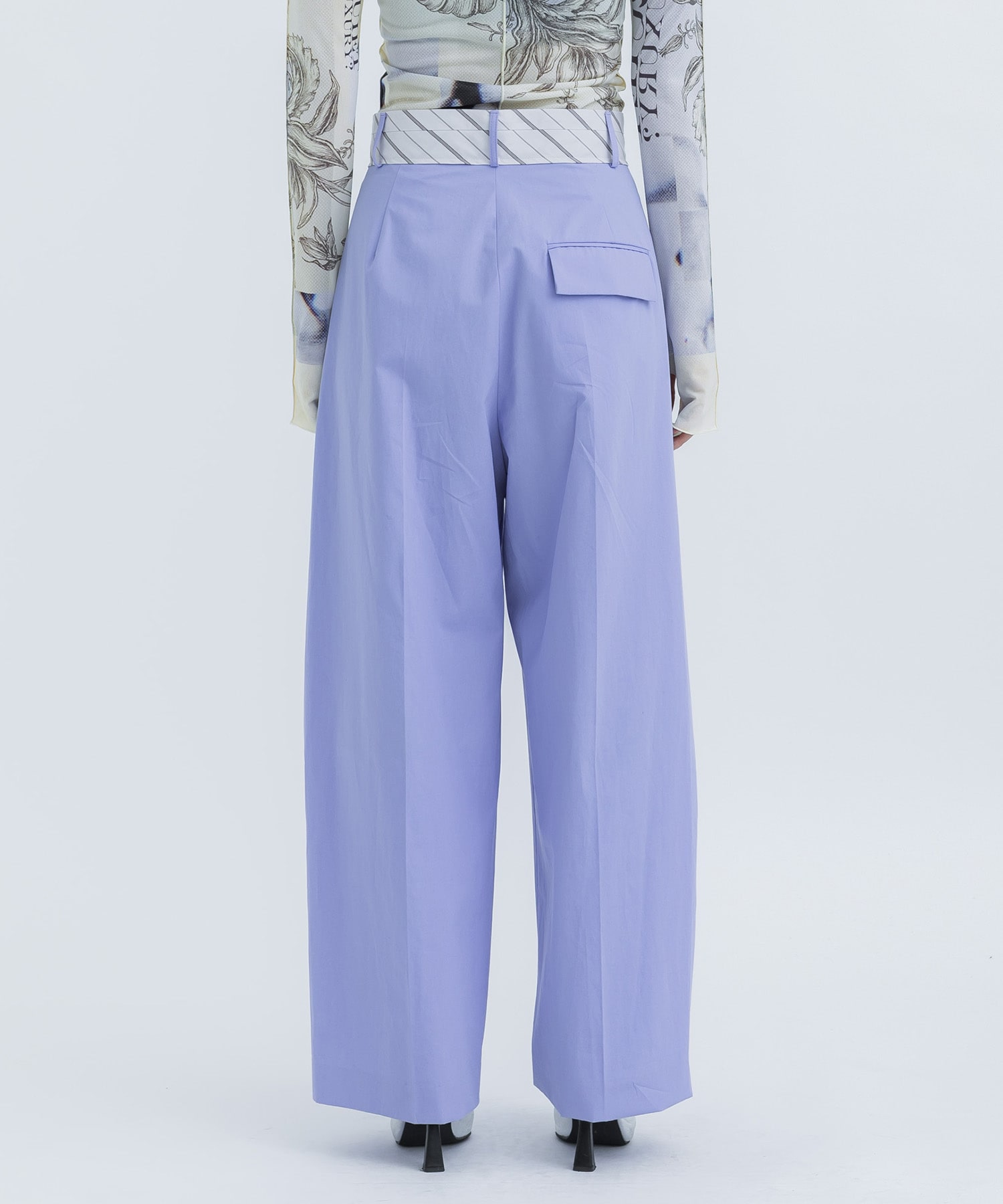 Cotton Tucked Trousers STUDIOUS