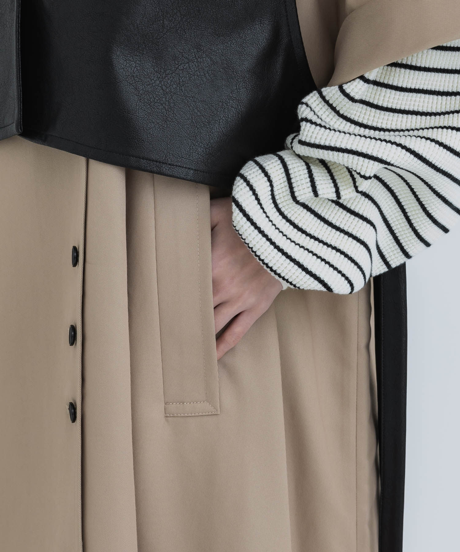 TRENCH MULTI WAY LONG VEST AMERI