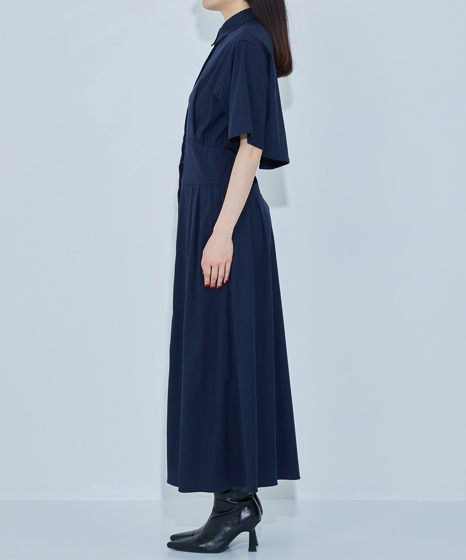 Corset Detail Shirt Dress STUDIOUS