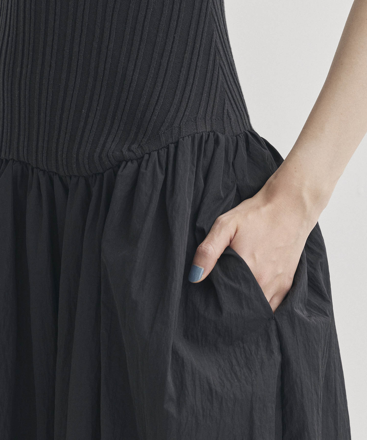 2way Sleeve Knit Dress STUDIOUS