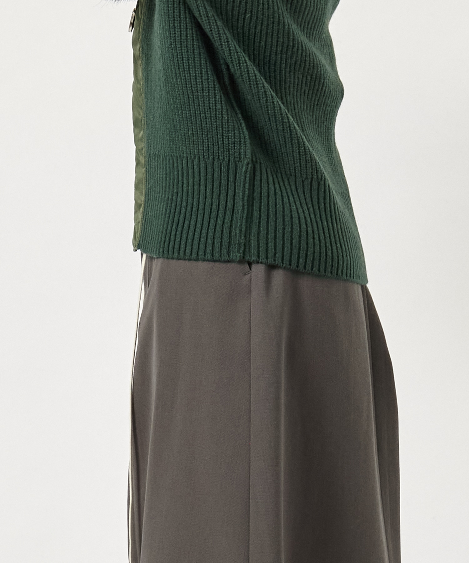 Wool knit zip cardigan TOGA