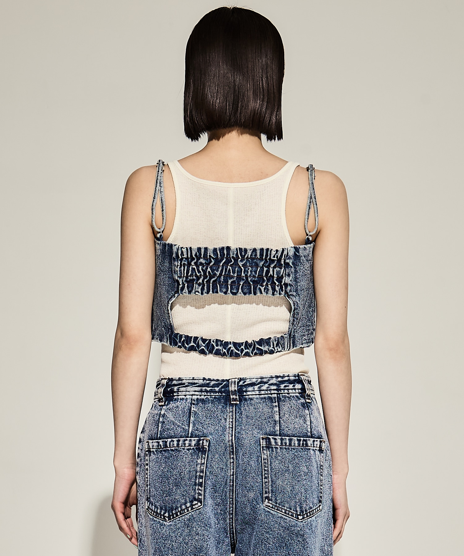 BUISTIER DENIM SET ROMPERES AMERI