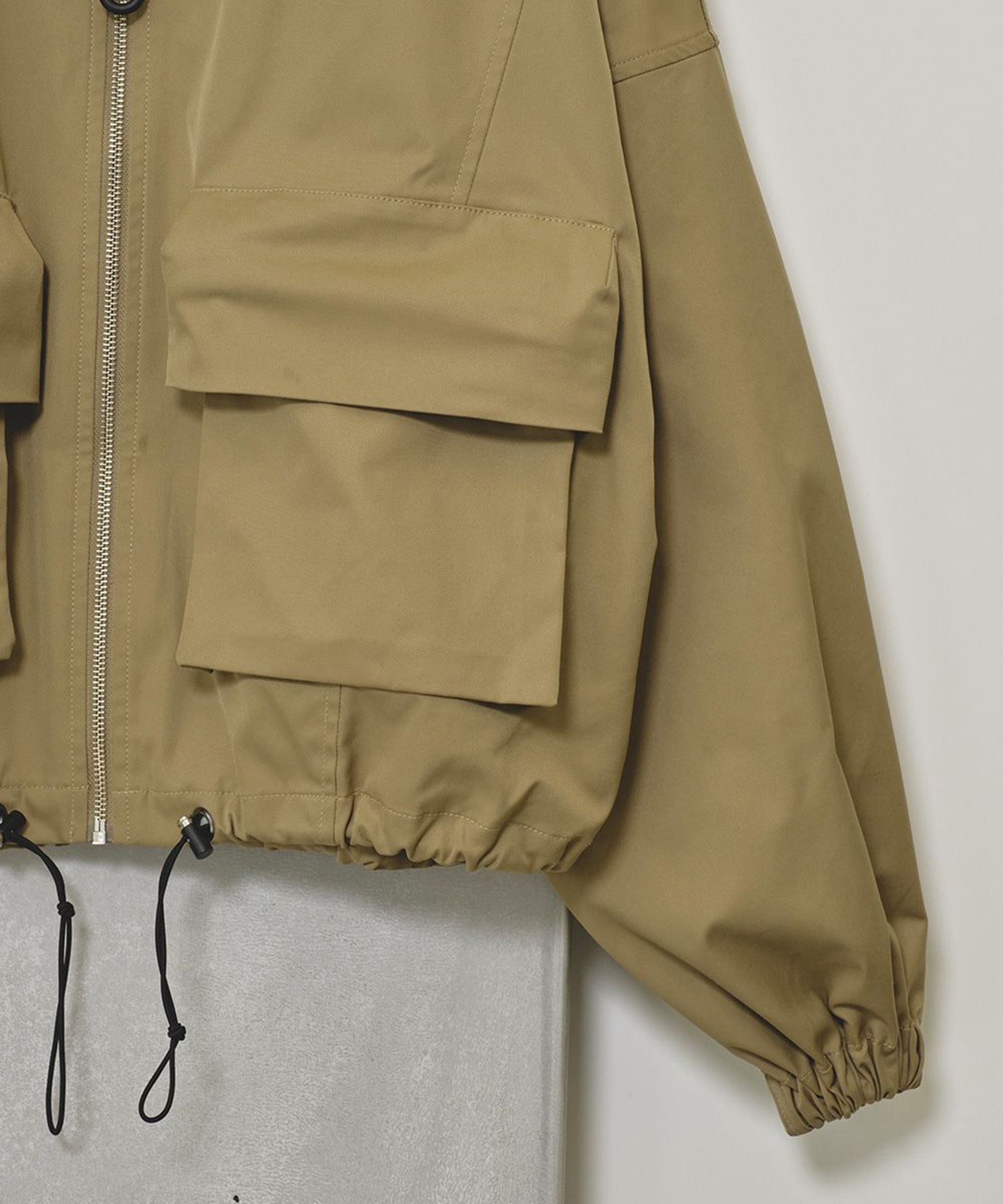 Standcollar Zip Blouson TODAYFUL