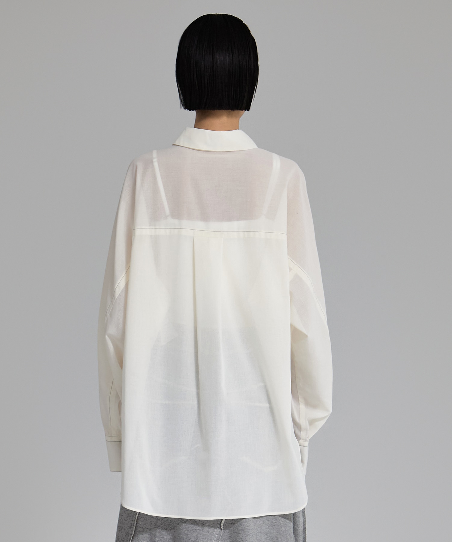 Matte Sheer Over Shirt STUDIOUS