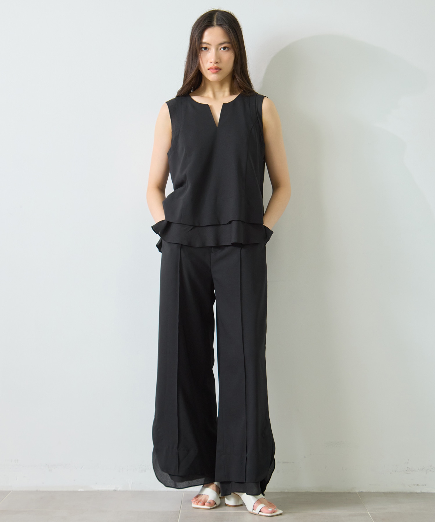Sheer Layered Blouse STUDIOUS
