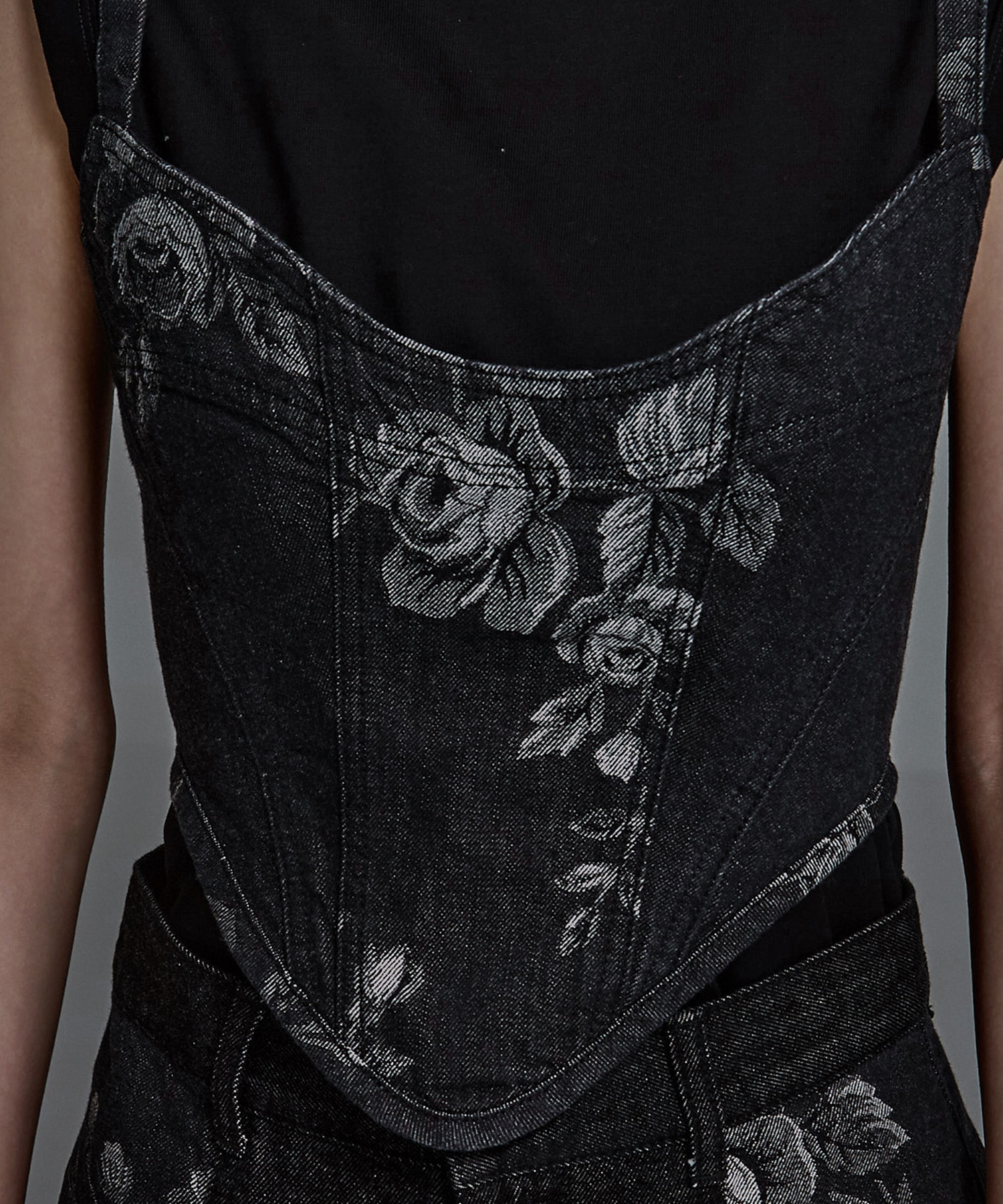 別注ROSE DENIM BUSTIER FETICO