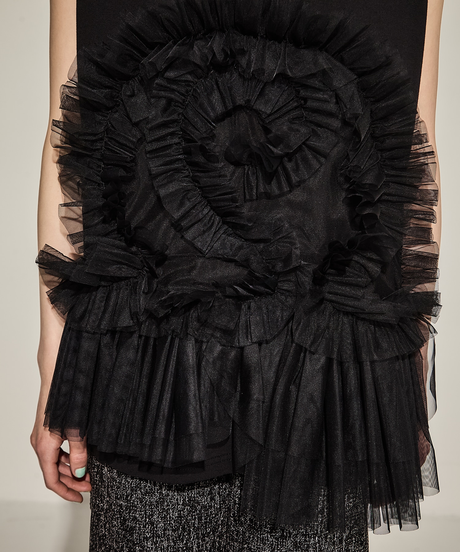 Tulle Sleeveless T-Shirt VIVIANO