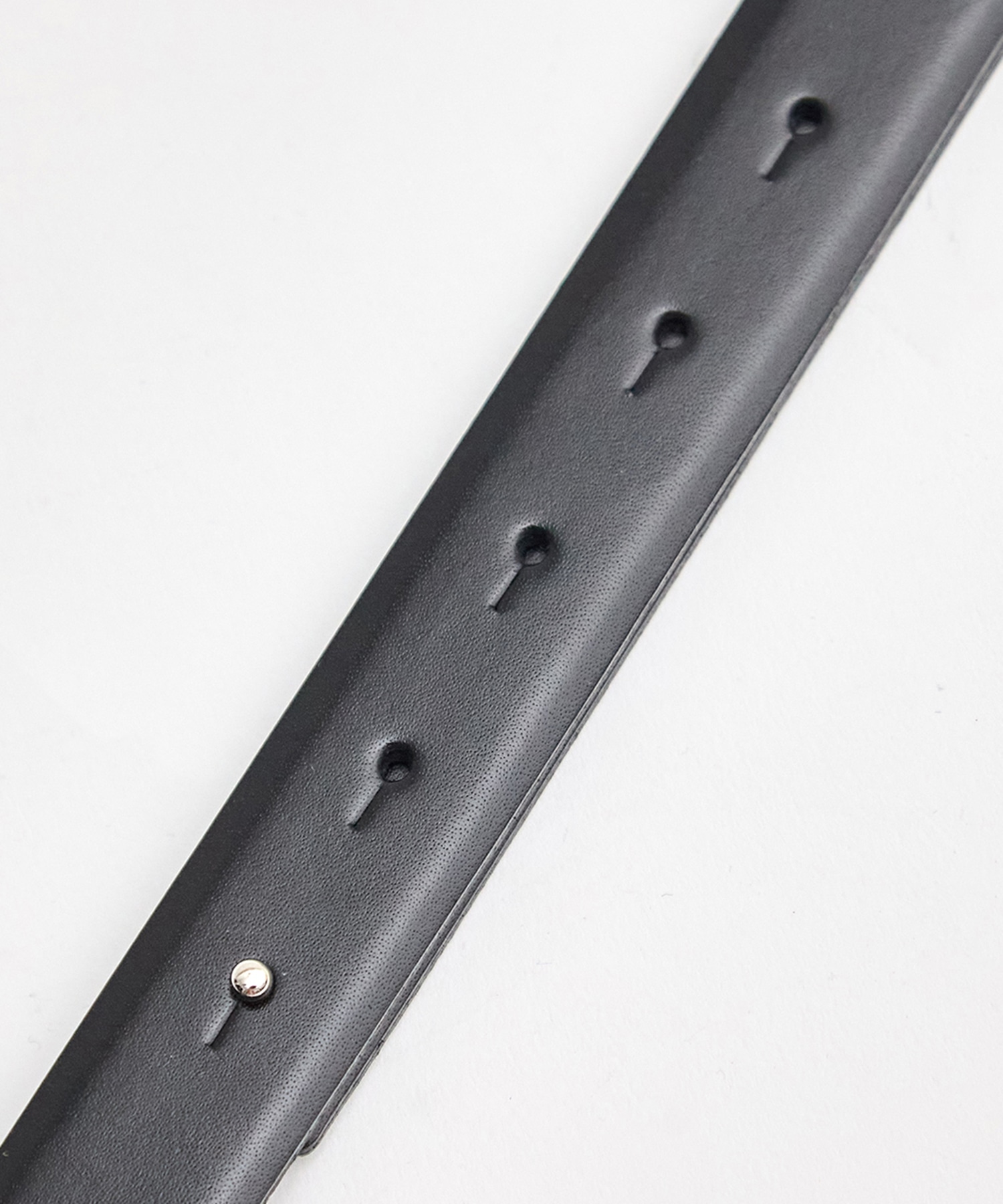 Motif leather belt TOGA