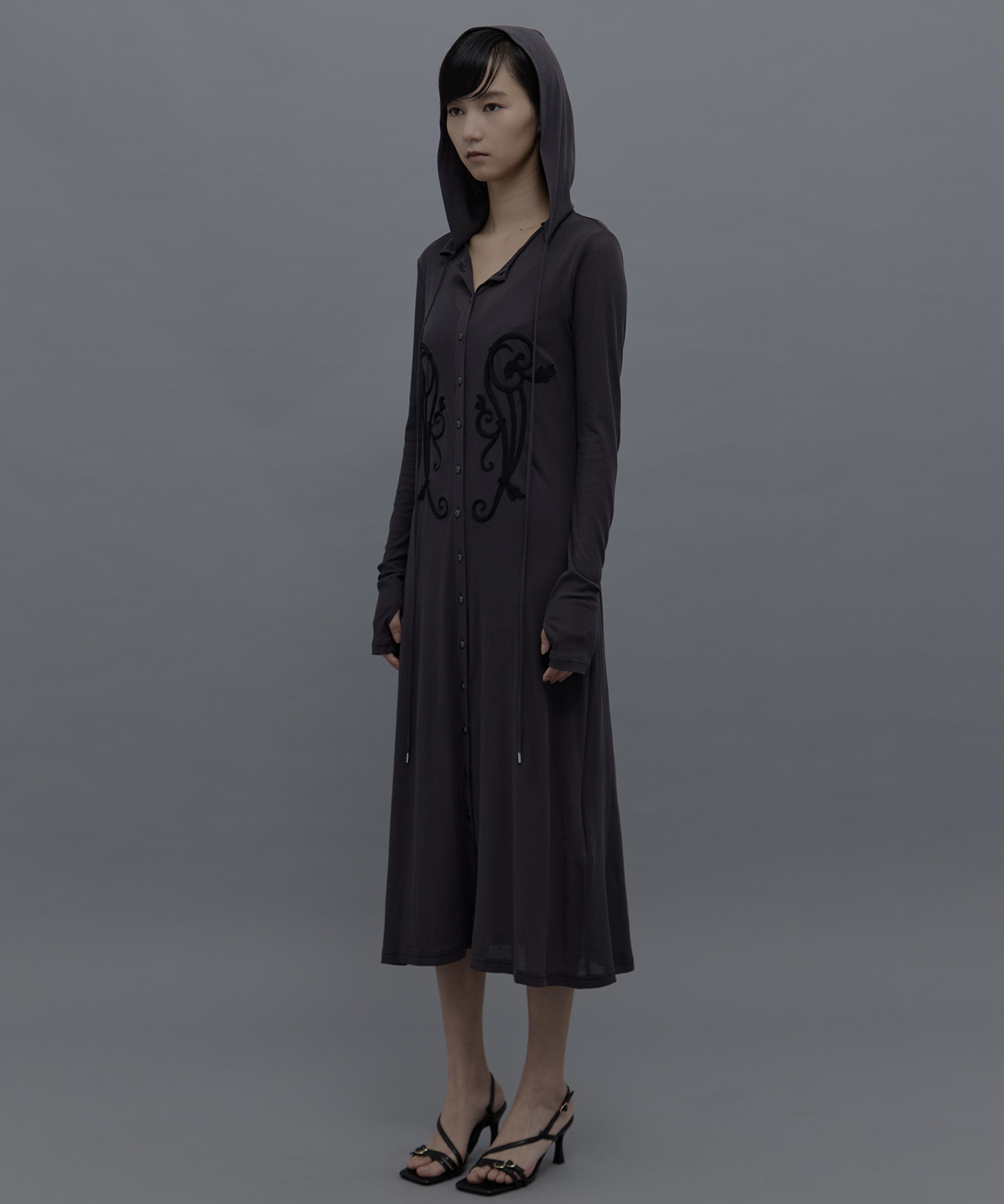別注 iron embroidery cotton sheer onpiec tanakadaisuke
