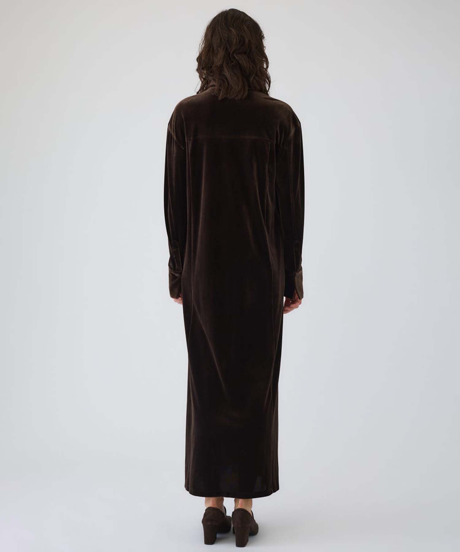 Velour shirt dress RIM.ARK